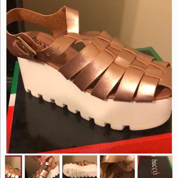 BUCCO ROSEGOLD SANDALS - Picture 4 of 5